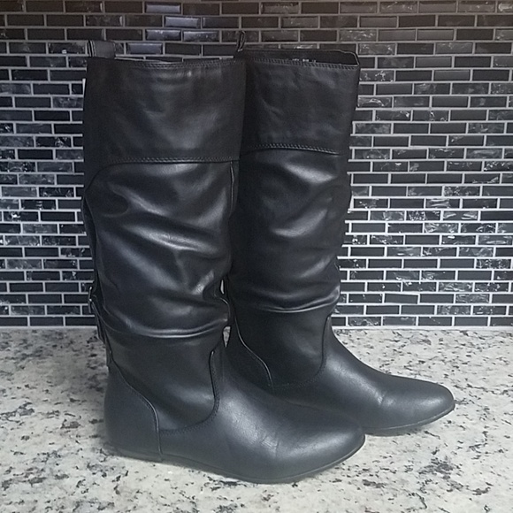 BONGO Shoes - Bongo Black Slouch Boots